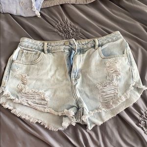 pacsun jean shorts